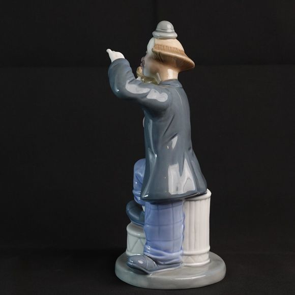 VTG Paul Sebastian Clown Porcelain Figurine Playing Violin Made In Mexico 1992 - Picture 3 of 16